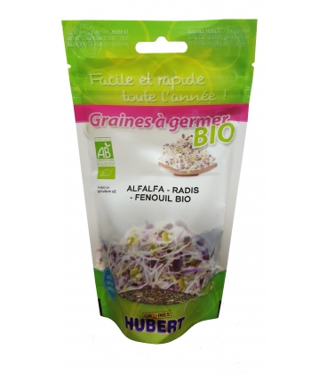 Graines &agrave; germer - Alfalfa - Radis - Fenouil BIO
