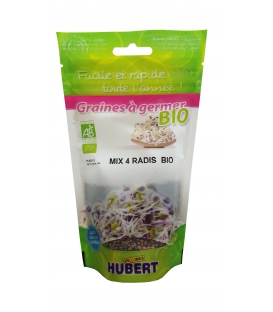 Graines &agrave; germer Mix 4 Radis BIO