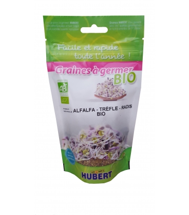 Graines &agrave; germer - Alfalfa - Tr&egrave;fle - Radis BIO