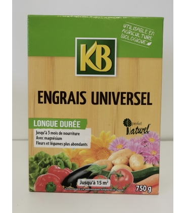 Engrais Universel Longue Dur&eacute;e UAB - 750 grammes