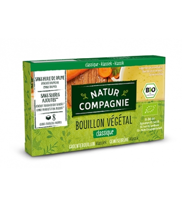Cubes de Bouillon V&eacute;g&eacute;tal Bio