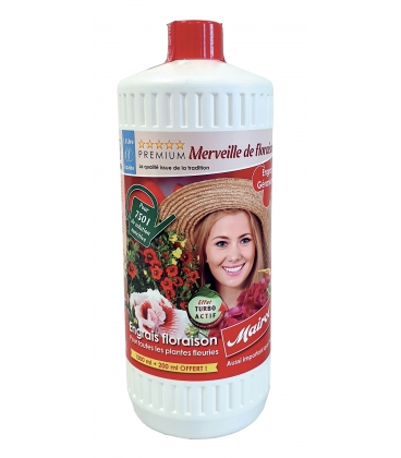 Engrais Merveille de Floraison G&eacute;raniums 1500 ML Mairol