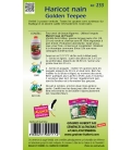Haricot Beurre Mangetout Nain Golden Teepee
