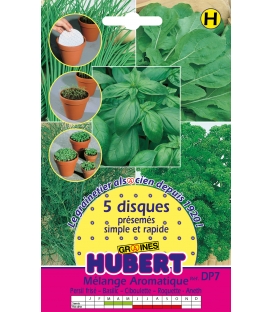 5 Disques Pr&eacute;sem&eacute;s M&eacute;lange de Graines Aromatiques &copy;Image prot&eacute;g&eacute;e t&eacute;l&eacute;chargement interdit !