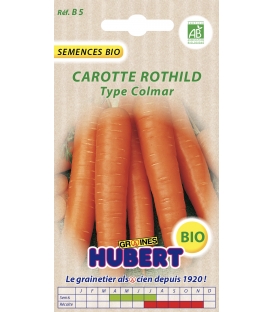 Graines de Carotte Rothild Type Colmar BIO &copy;Images prot&eacute;g&eacute;es t&eacute;l&eacute;chargement interdit !