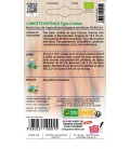 Graines de Carotte Rothild Type Colmar BIO ©Images protégées téléchargement interdit !