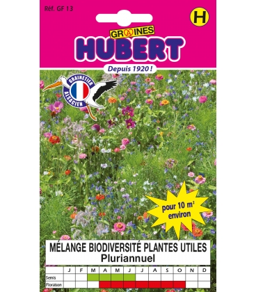 M&eacute;lange Biodiversit&eacute; Plantes Utiles - Pluriannuelles - Format ECO