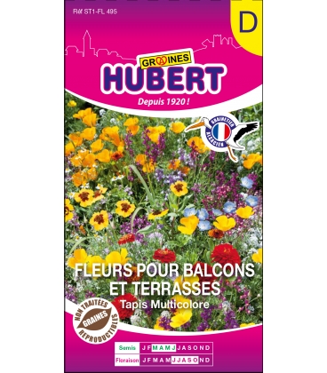 Fleurs Pour Balcons & Terrasses - Tapis Multicolore
