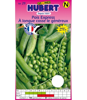Pois Express &agrave; Longue Cosse le G&eacute;n&eacute;reux